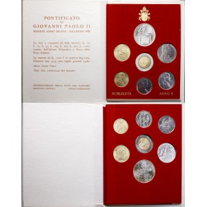 Vatican City (Ecclesiastical State), vintage set, 1988 (10th year of the pontificate), Rome