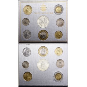 Vatican City (Church State), vintage set, 2000 (XXII year of the pontificate), Rome
