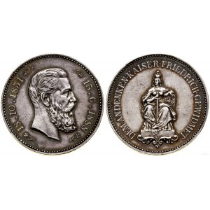 Německo, posmrtná medaile, 1888