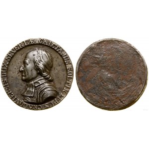 Poland, Kajetan Soltyk - one-sided cast of the obverse of the medal from, 1789