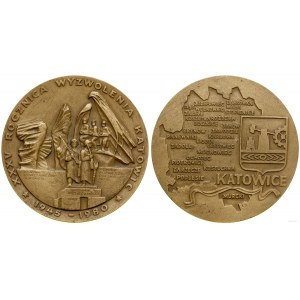 Polska, 35. rocznica wyzwolenia Katowic, 1980, Warszawa
