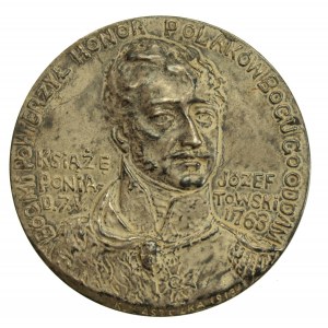 Medal SREBRO Książę Józef Poniatowski 19 X 1813 - 19 X 1913 (114)