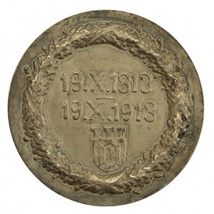 Medal SREBRO Książę Józef Poniatowski 19 X 1813 - 19 X 1913 (114)