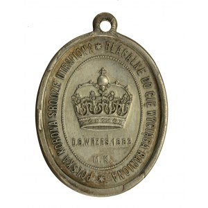Medal na pamiątkę koronacji obrazu Matki Boskiej Krakowskiej 1883 (131)
