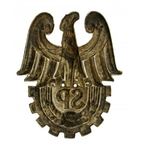 Eagle on the cap of the Universal Organization Service to Poland (169)