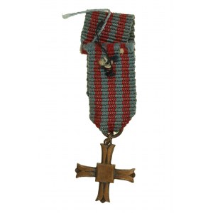 Miniatur des Kreuzes von Monte Cassino mit Schleife (184)