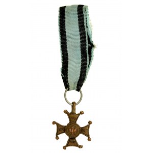 Miniatura kříže Virtuti Militari se stuhou (185)