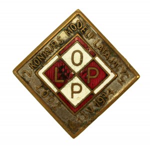 Odznak súťaže lietajúcich modelov LOPP Lodž, 1934 (190)