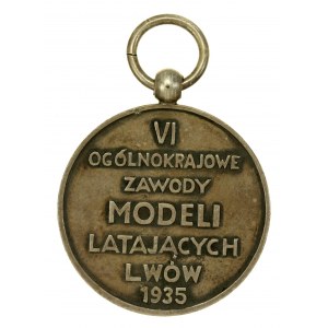 Medal LOPP - VI Ogólnokrajowe Zawody Modeli Latających, Lwów 1935 (194)
