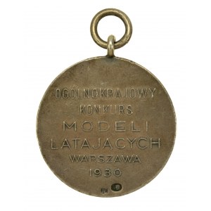 Medal LOPP - Ogólnokrajowy Konkurs Modeli Latających, Warszawa 1930 (195)