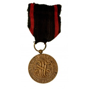 Druhá republika, medaile za nezávislost se stuhou. Státní mincovna. (211)