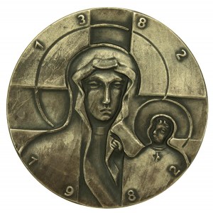 Medaille 600 Jahre Bildnis der Muttergottes von Tschenstochau 1982, Silber (221)