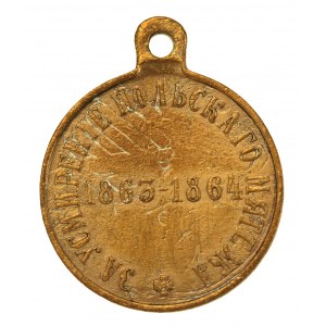 Rusko, medaile za potlačení lednového povstání 1863-1864 (224)