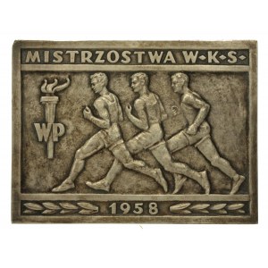 Plakieta, Mistrzostwa W.K.S 1958 r (950)