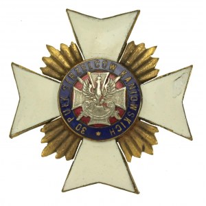 II RP, Badge of 30th Kaniowski Rifle Regiment, Warsaw (240)