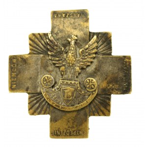 Badge of Disarmament and Expulsion of Germans Warsaw 11.XI.1918. rare version. (520)