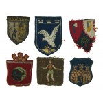 Skupina skautských odznakov a nášiviek 1920 - 1949 (509)