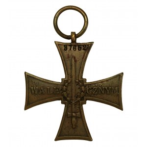 Krzyż Walecznych 1920, Knedler numerowany 37652 (805)