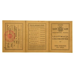 Mitgliedskarte der Vereinigung der Reserveoffiziere 1936r (811)