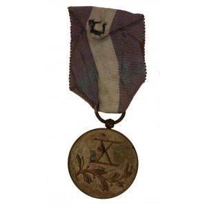 Medaile za dlouholetou službu, X let, Druhá republika (306)
