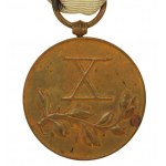 Medal za Długoletnią Służbę, X lat, II RP. Papierowe etui (902)