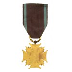 PRL, Złoty Krzyż Zasługi, legitymacja 1956 r., pudełko (910)