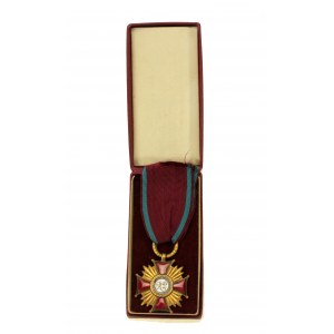 Złoty Krzyż Zasługi RP, 1944-1952 z pudełkiem (914)