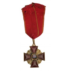 Rusko, Řád svaté Anny 3. třídy, zlatý (929)