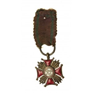 Druhá republika, Stříbrný kříž za zásluhy, miniatura (935)