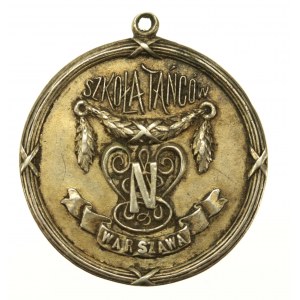 Medal Szkoła Tańców N Warszawa 1909 (938)