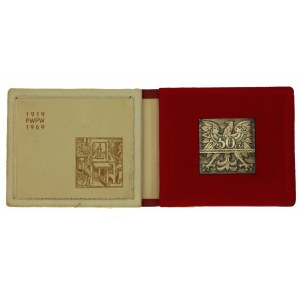 Medal pamiątkowy 50 lat PWPW 1969r (953)