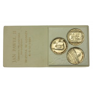 Tri medaily Ján Pavol II., Štvrtá púť do vlasti, Łomża 1991 (972)