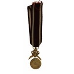 Belgia, miniatura Orderu Korony Medal Pracy i Postępu z pudełkiem (973)