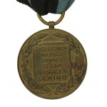 Bronzemedaille für Verdienste auf dem Gebiet des Ruhmes Lenino 1943 Grabski (815)