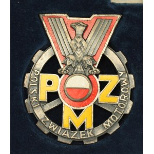 Plakieta Polski Związek Motorowy w dedykowanym pudełku (655)