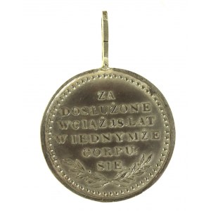 SAP, Medal Za Służbę, 18 lat w Jednym Korpusie, J.F. Holzhaessera 1771 r. (752)