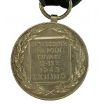 Srebrny Medal Zasłużonym na polu chwały I Wersja, Grabski (412)