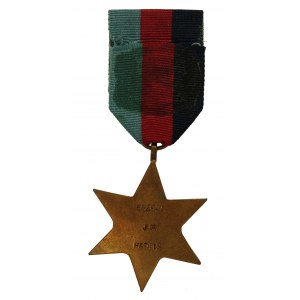 Spojené kráľovstvo, hviezda za vojnu 1939-1945, s menom (354)
