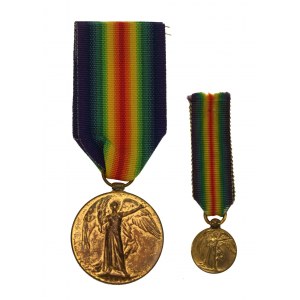 Wielka Brytania, Medal Zwycięstwa z miniaturą (363)