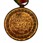 Velká Británie, medaile Vítězství s miniaturou (363)