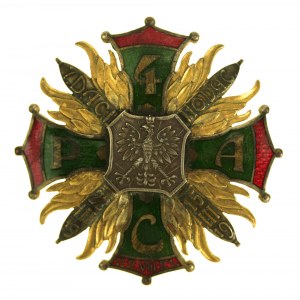 II RP, Odznaka 4 Pułk Artylerii Ciężkiej (7)