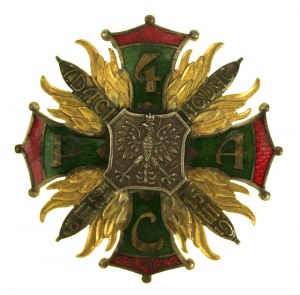II RP, Badge of the 4th Heavy Artillery Regiment (7)