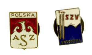 Two badges of AZS Poland and AZS Silesiada 1948 (37)