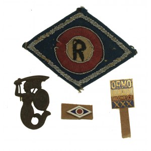 PRL, set of MO and ORMO badges, 4 pcs. (48)