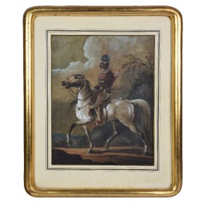 Aleksander ORŁOWSKI (1777-1832), východní jezdec na koni
