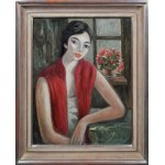 Zygmunt Józef MENKES (1896-1986), Portret młodej kobiety, koniec lat 30. XX w.