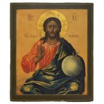 Ikona - Chrystus Pantokrator, w okładzie