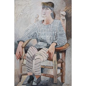 Wojciech FANGOR (1922-2015), Portret kobiety, 1991