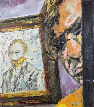 Wojciech CIEŚNIEWSKI (ur. 1958), Ja i Van Gogh - z cyklu: O pięknie 4, 2021