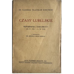 LUBLIN TIMES. MEMOIRS AND DOCUMENTS